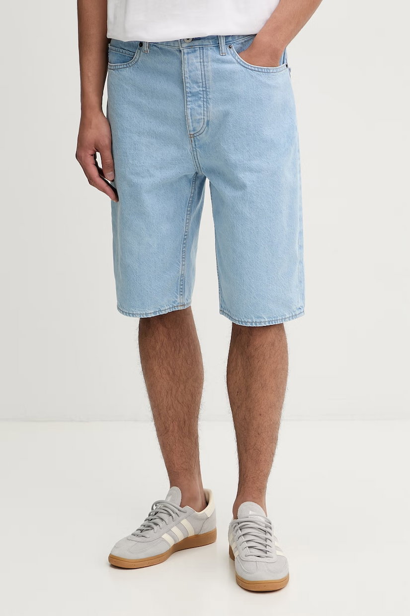 HUGO Blue pantaloni scurți pentru bărbați, din denim Skate shorts