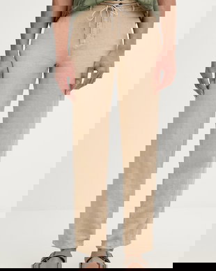 Karl Lagerfeld pantaloni straight pentru bărbați, din in