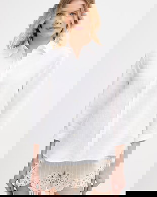 Marella cămașă safari pentru femei, din in Emme by Marella