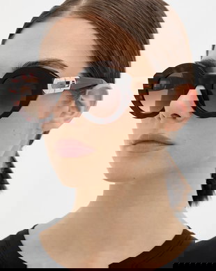 Furla ochelari de soare rotunzi pentru femei