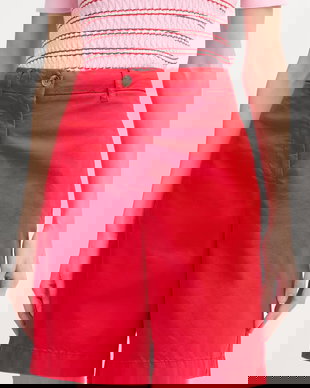 Tommy Hilfiger Pantaloni scurți chinos de femei cu bumbac