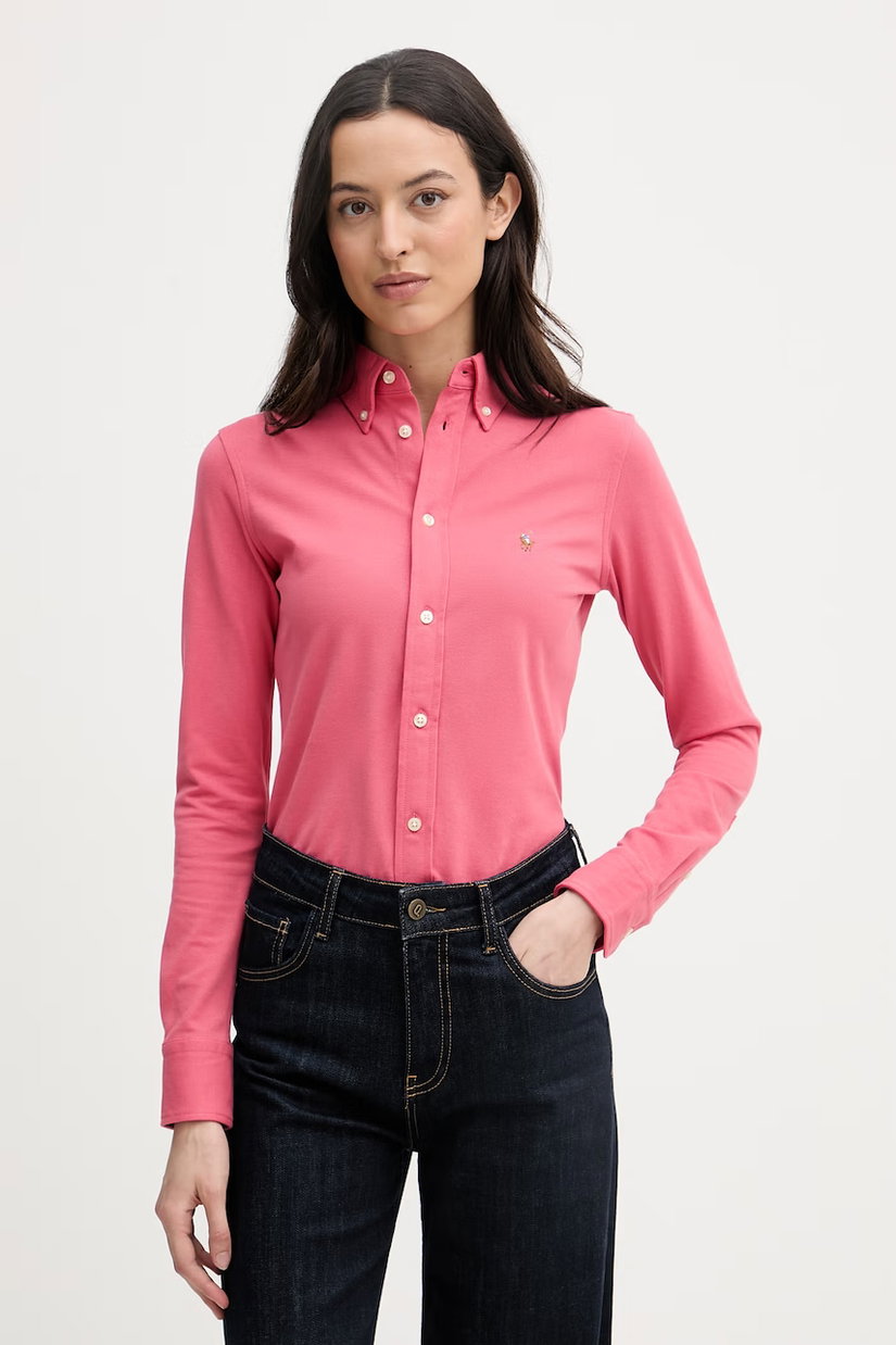 Polo Ralph Lauren Cămașă oxford femei din bumbac