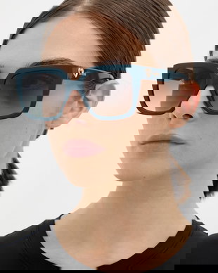 Love Moschino ochelari de soare pătrați femeiești