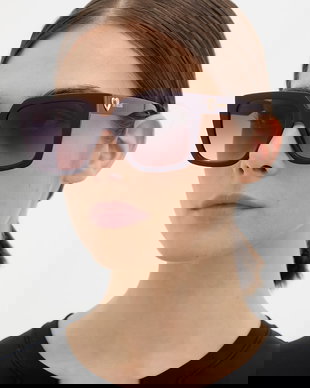 Love Moschino ochelari de soare pătrați de damă