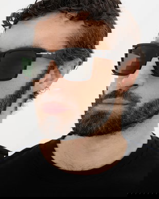 BOSS ochelari de soare Wayfarer bărbați