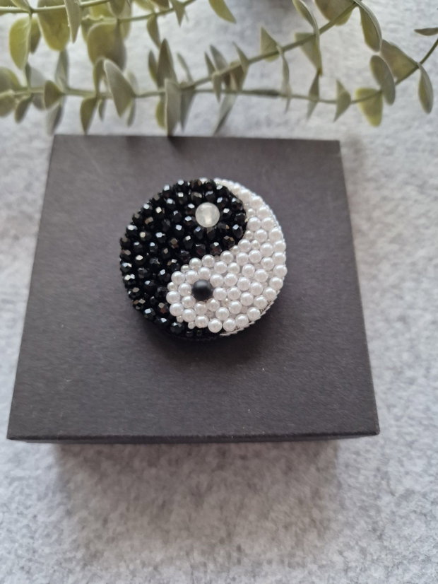 Brosa si pandantiv "In Yang"