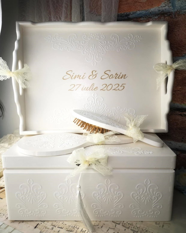 Set pentru gatit mireasa (cufar personalizat)