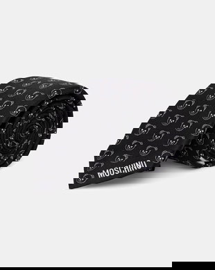 Moschino cravată de mătase