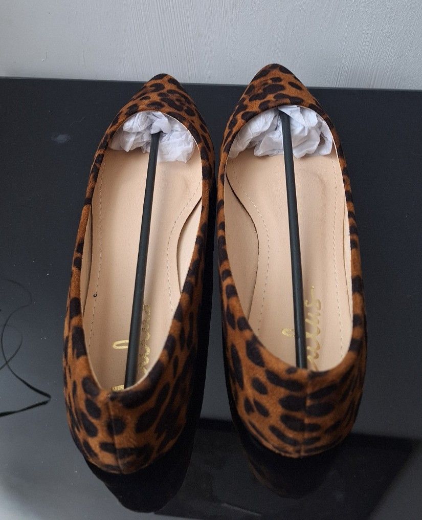 Balerini imprimeu animal print