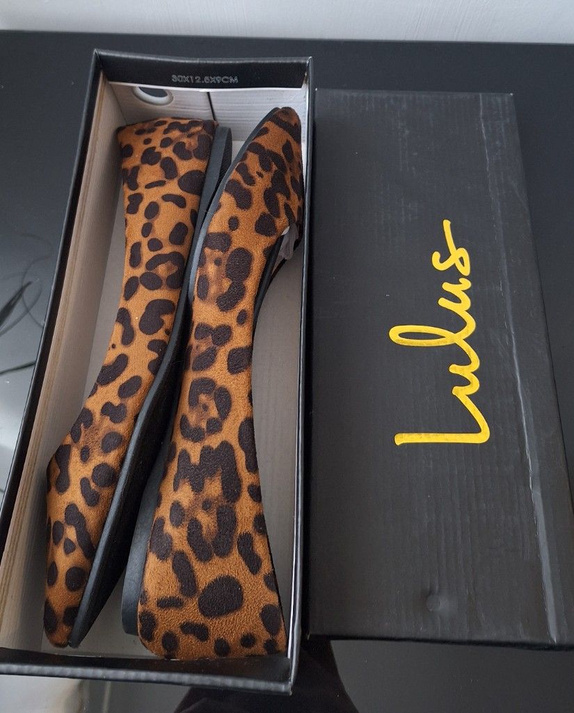 Balerini imprimeu animal print