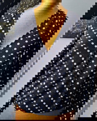 Body negru cu buline albe