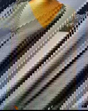 Bluza eleganta verde khaki