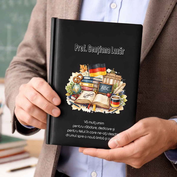 Agenda Personalizata Cadou pentru Profesoara de Germana