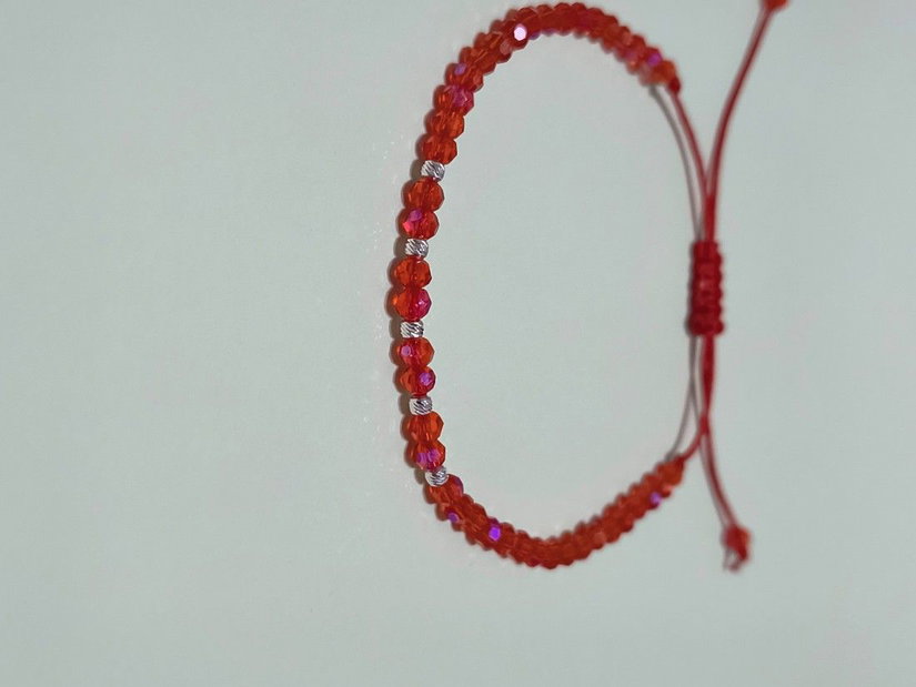 Brățară cu biluțe de argint