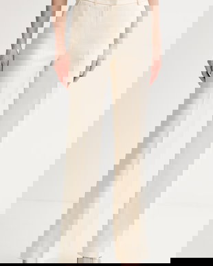 ERMANNO Firenze pantaloni de costum femei cu in