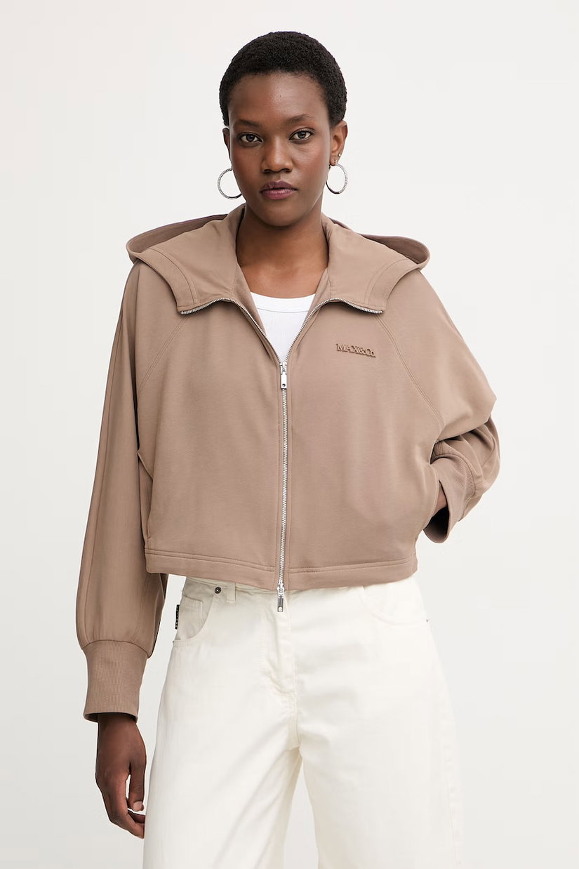 Max&Co. hanorac cu glugă pentru femei, din bumbac cu elastan MCODONNOLA