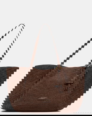 Marc O'Polo geantă shopper pentru femei împletită