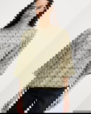 Barbour cămașă pentru femei, din in Orla