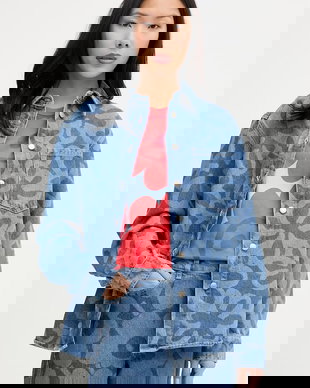 Marimekko cămașă pentru femei, din bumbac