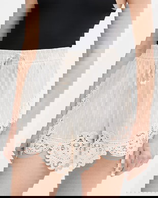 Twinset pantaloni scurți 2 în 1 pentru femei, cu in