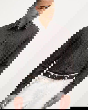 Michael Kors cămașă pentru bărbați, din bumbac