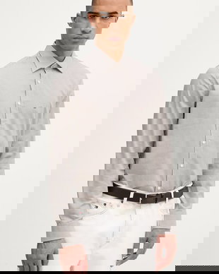 Michael Kors cămașă pentru bărbați, din bumbac cu elastan