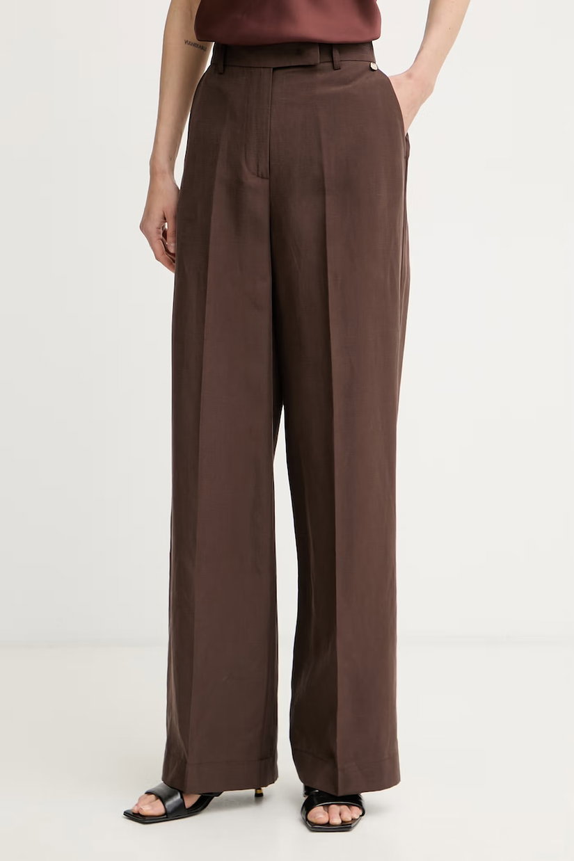 Liu Jo pantaloni pentru femei, cu lyocell