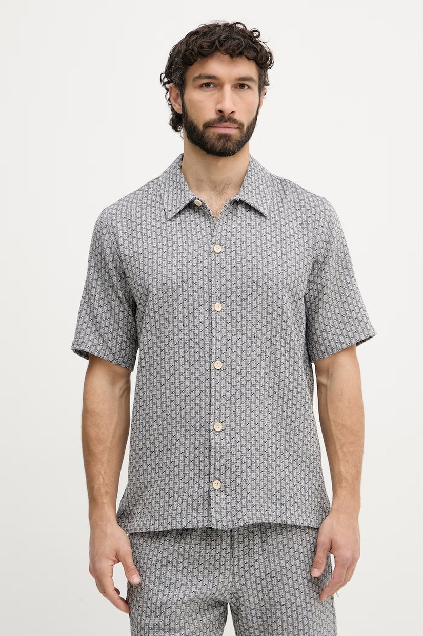 Mos Mosh cămașă pentru bărbați, cu bumbac Banks