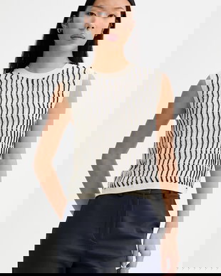 Rag & Bone vestă pentru femei, cu bumbac Leslie