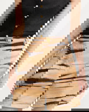 Elisabetta Franchi pantaloni scurți pentru femei, din bumbac cu elastan