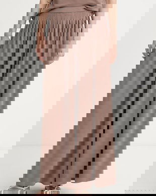 MM by Max Mara pantaloni culottes pentru femei, cu modal CICALA