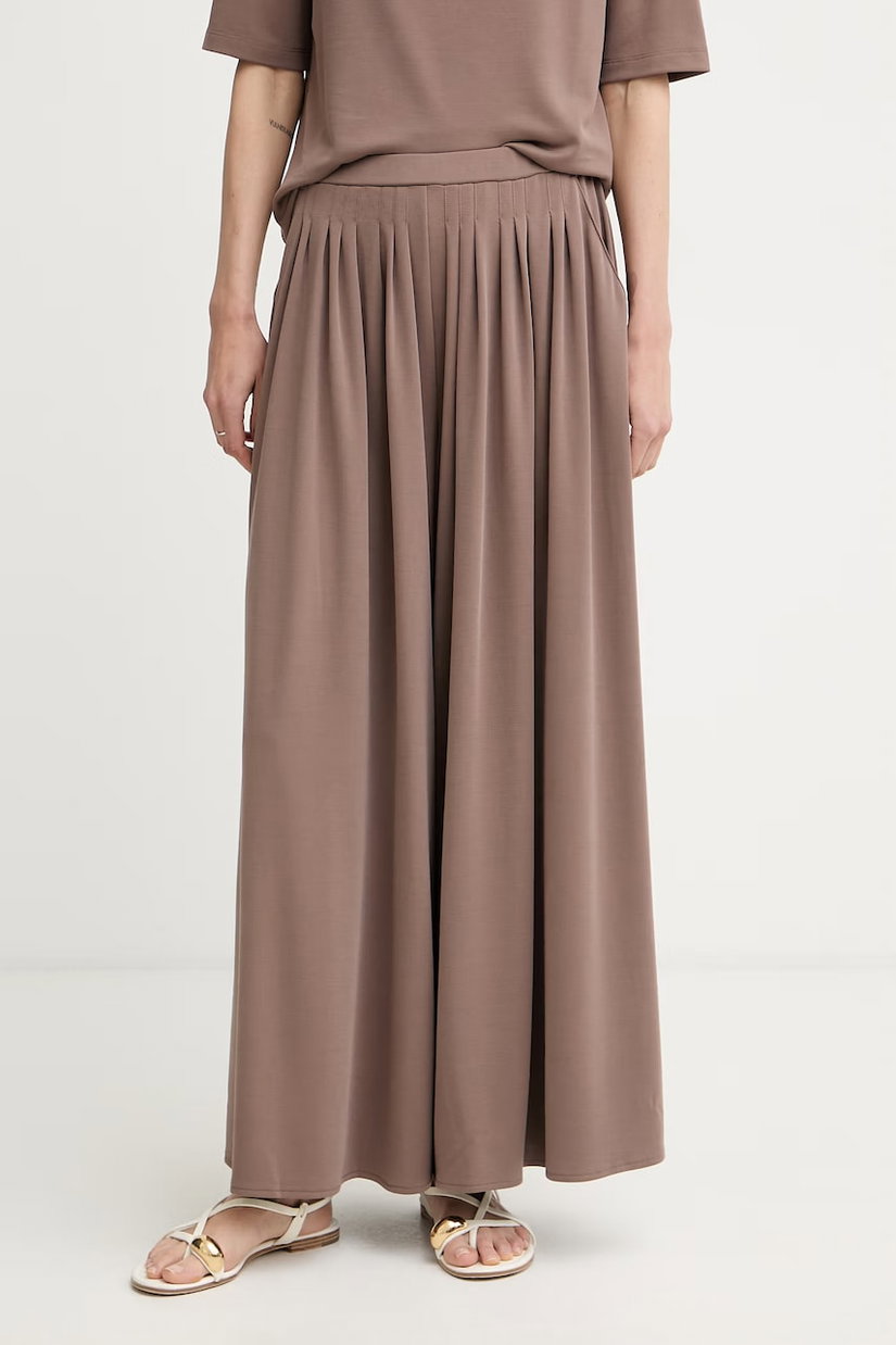 MM by Max Mara pantaloni culottes pentru femei, cu modal CICALA