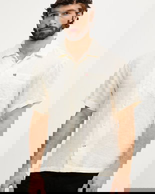 Napapijri cămașă pentru bărbați, din in