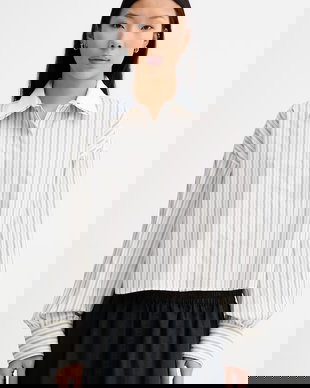 rag & bone cămașă pentru femei, din bumbac Marin