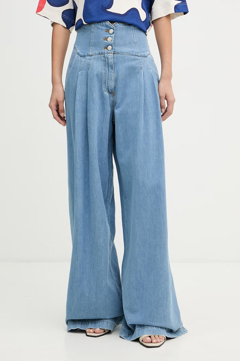 ERMANNO Firenze blugi wide leg pentru femei