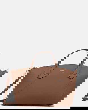 BOSS tote bag pentru femei, cu imitație de piele Lenah Zip Tote M