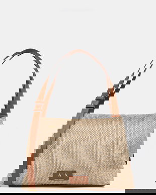 Armani Exchange geantă shopper pentru femei împletită