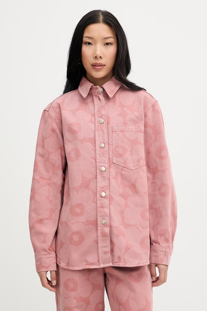 Marimekko cămașă pentru femei, din denim