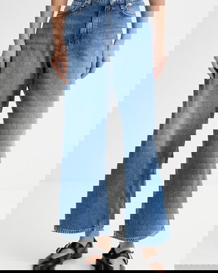 rag & bone blugi wide leg pentru femei