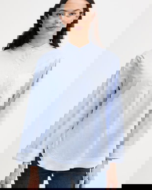 Mos Mosh bluză tip cămașă pentru femei, din bumbac Bronwyn