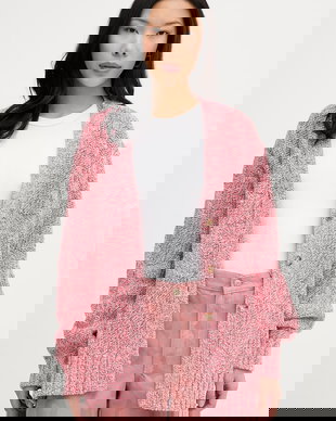 Marimekko cardigan pentru femei, din lână