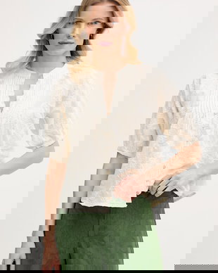 Hoss Intropia bluză tip cămașă pentru femei, din bumbac