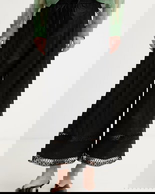 Twinset pantaloni pentru femei, cu bumbac