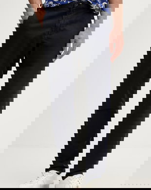 United Colors of Benetton pantaloni chinos pentru bărbați, din bumbac cu elastan