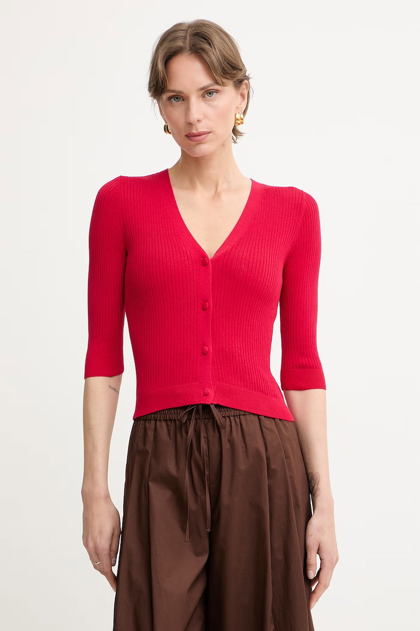 Twinset cardigan pentru femei, cu amestec de mătase