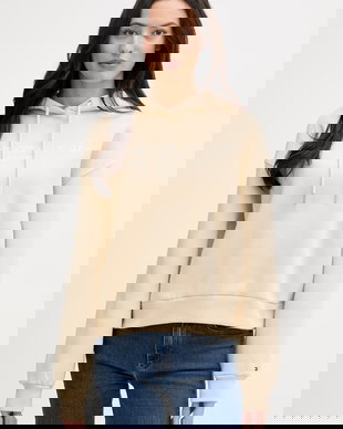 Tommy Hilfiger hanorac cu glugă de damă din bumbac