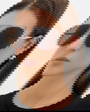 Bottega Veneta ochelari de soare aviator de damă