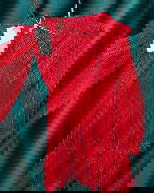 Rochie rosie eleganta