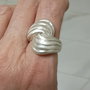 Inel argint cu model spirala
