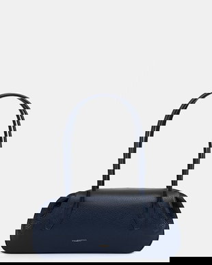 Yuzefi geantă baguette pentru femei, din piele OYSTER SHOULDER BAG